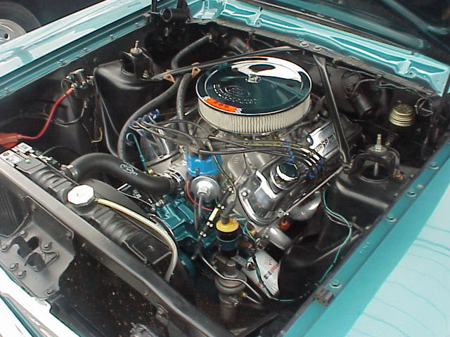 65 Met Blue Fairlane engine